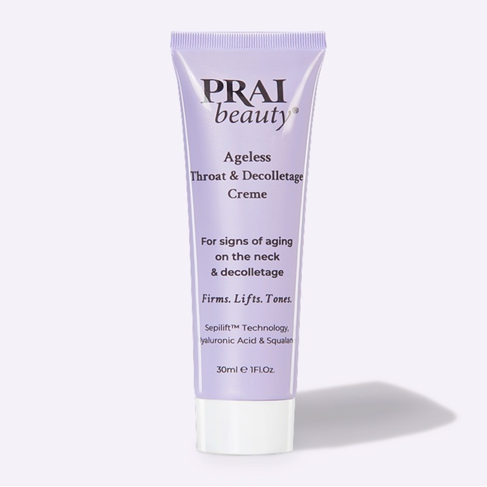 PRAI Ageless Throat & Décolletage Creme 30ml Firming Anti-Aging Neck Cream NWT